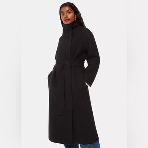 Whistles Morgan Funnel Neck Coat